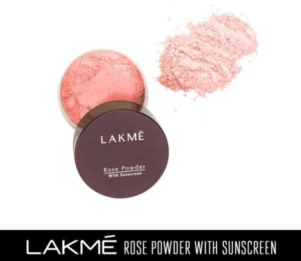 Lakmé Rose Face Powder Compact - Rose Pink, N/A