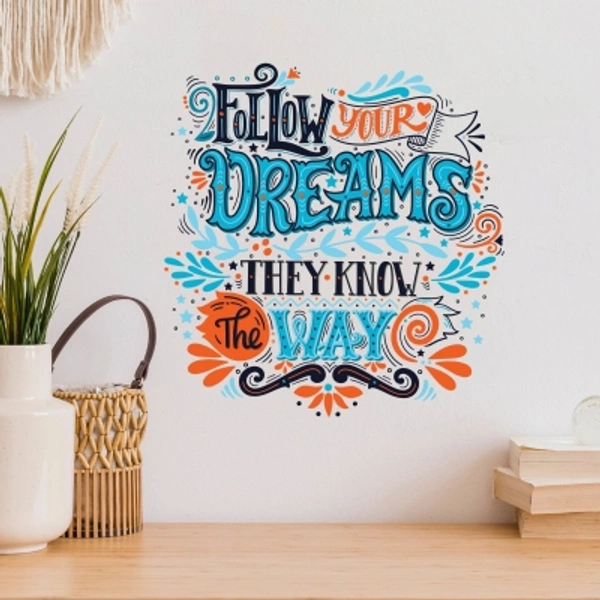 Quote Wall Papers  - Multicolour, 46 cm