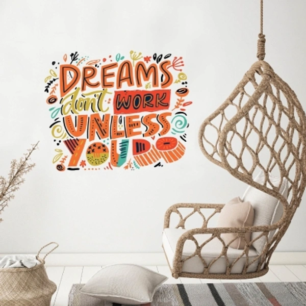 Quote Wall Papers  - Multicolour, 46 cm