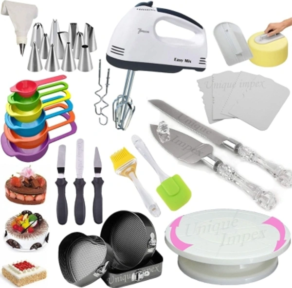 Cake Tools Combo Set  - Multi Colour 