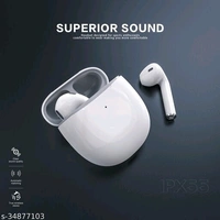 WIRELESS BLUETOOTH HEADSET - white