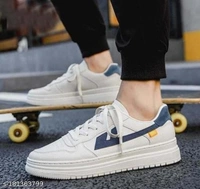 Fashion F_cut Casual WHITE SHOESName: Fashion F_cut Casual WHITE SHOESMaterial: SyntheticSole Material: RubberFastening & Back Detail: Slip-OnSizes:IND-6, IND-7, IND-8, IND-9, IND-10t - White, IND-7
