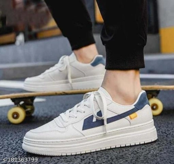 Fashion F_cut Casual WHITE SHOESName: Fashion F_cut Casual WHITE SHOESMaterial: SyntheticSole Material: RubberFastening & Back Detail: Slip-OnSizes:IND-6, IND-7, IND-8, IND-9, IND-10t - White, IND-7