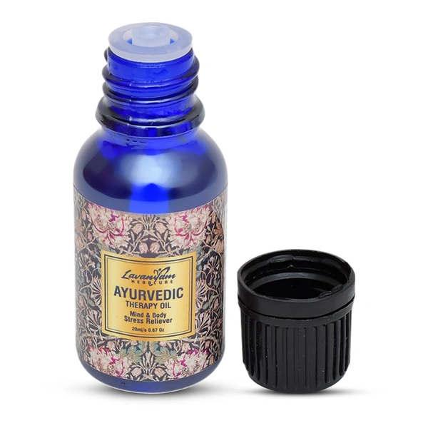 Ayurvedic Therapy Oil ( For Mind N Body Stress Reliever ) - natural, 20 ml /.67 oz