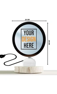 Magic Mirror Photo Frame With Light Photos Gift