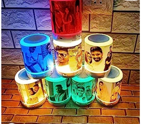 Smart Touch Mood Lamp Bluetooth Speaker for Gifts (G)