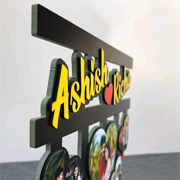 Name Frame with heart Photo