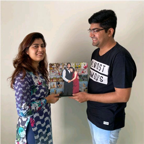 Mosaic Cauple photo Frame 