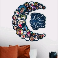 Moon Cut Out MDF photo Frame