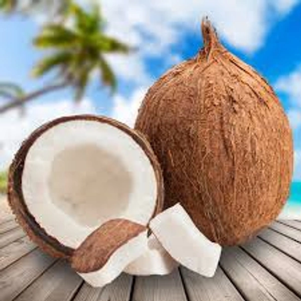 Coconut-medium - brown, 1 pc