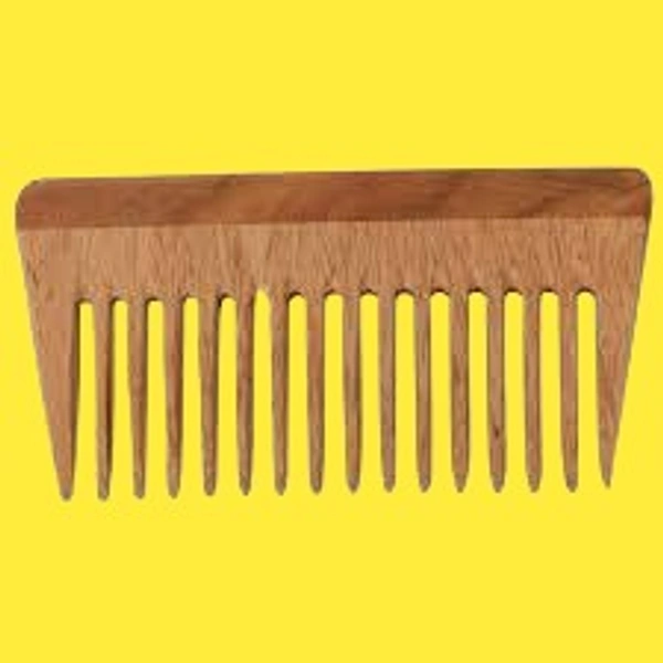 Organic Neem Wooden WideTeeth Comb - 10 Grams