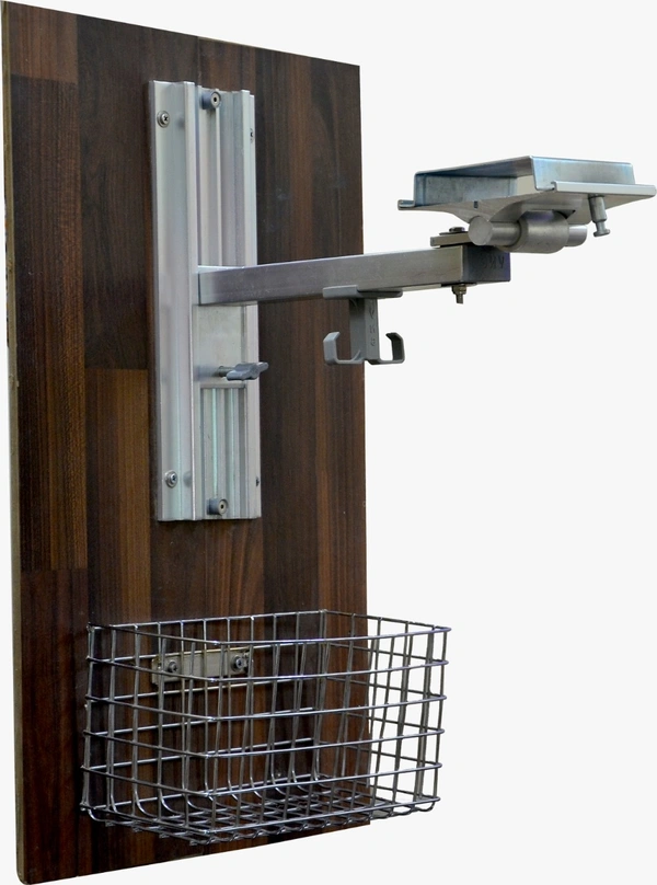 Patients Monitor Wallmount Stand With Basket