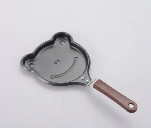 Mini Teddy Bear Shape Design Non-Stick Pancake Egg Omlette Breakfast Frying Pan