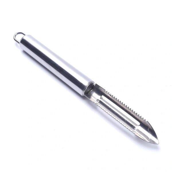 Stainless Steel Pipe Handle Peeler Knife