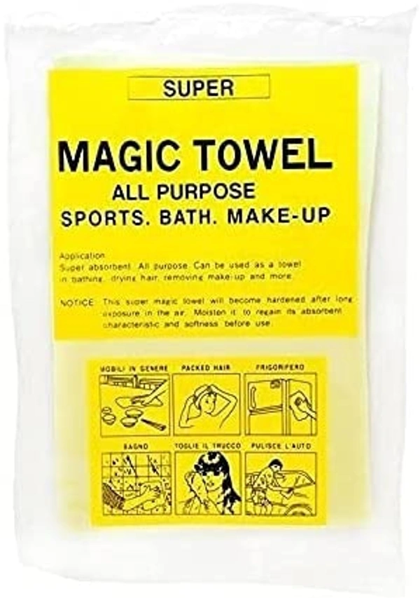 Magic Sponge Cleaning Towel Reusable Absorbent Water for Kitchen Cleaning, Car Cleaning