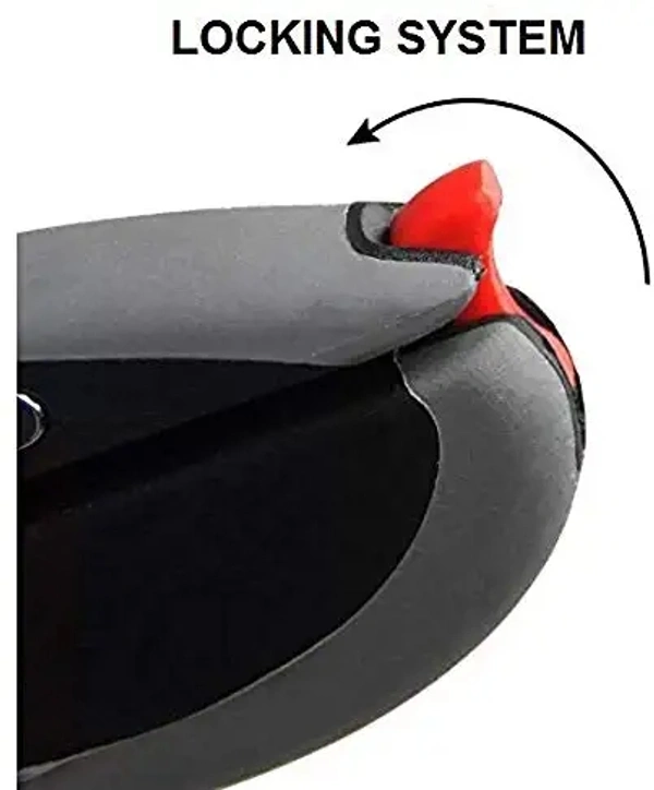 Smart Clever Cutter Kitchen Knife Food Chopper and in Built Mini Chopping Board with Locking Hinge; with Spring Action; Stainless Steel Blade Vegetable Cutters