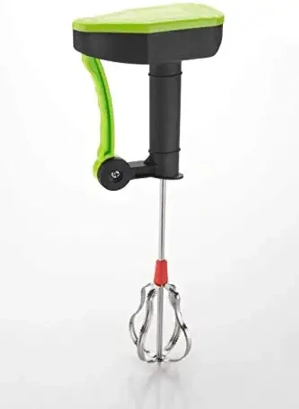 Power Free Manual Hand Blender Whisker and Churner for Multi Purpose use Like Egg & Cream Beater, Milk Shake Maker, Lassi, Butter Milk Mixer,