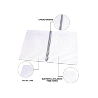Paramount A4 Spiral Notebooks 300 Pages - (Pack of Six) Single Line