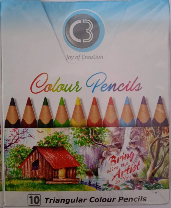 10 Color Pencils