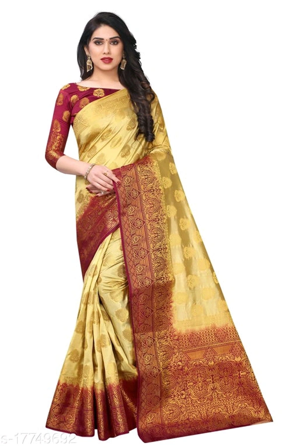 Banarasi Cotton Silk Saree(M) - Green