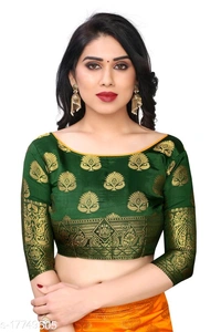 Banarasi Cotton Silk Saree(M) - Green