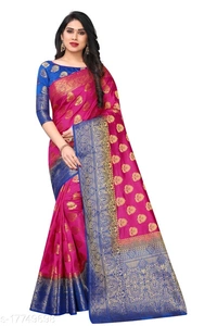 Banarasi Cotton Silk Saree(M) - Yellow