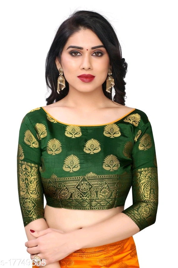 Banarasi Cotton Silk Saree(M) - Golden