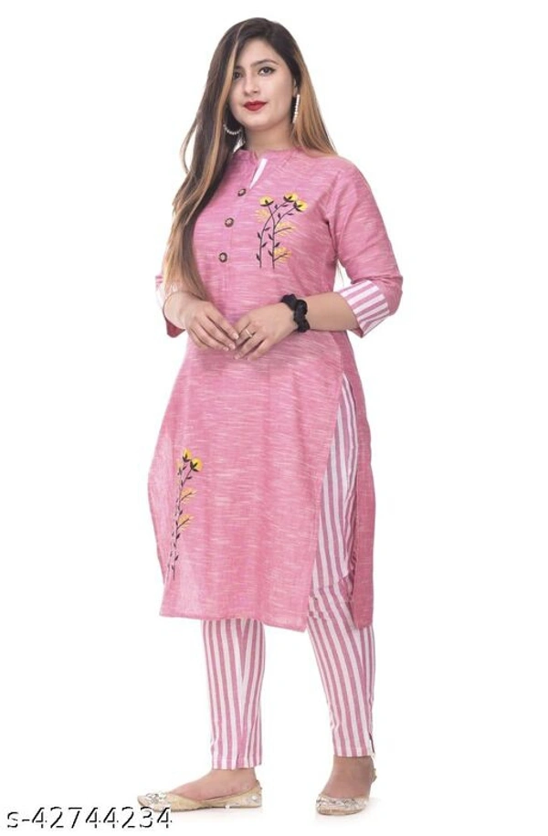 Chitrarekha Attractive Women Kurta Sets(M) - Pink