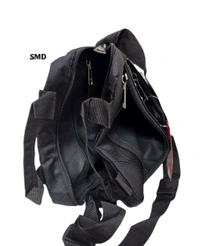 Unisex three partition side sling bag(AF) - Royal Blue