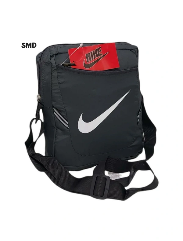 Unisex three partition side sling bag(AF) - Light Green