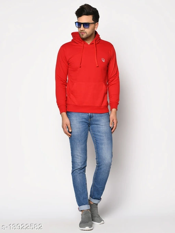 Catalog Name:*Classic Latest Men Sweatshirts*(M) - Red, S