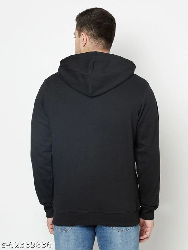 Zipper Hooded Men Soft Fabric Sweatshirt With Logo(M) - Green, S