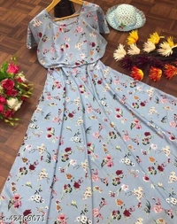 Aagyeyi Alluring Kurtis(M) - Peach, M