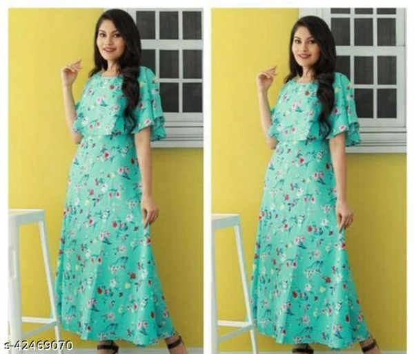 Aakarsha Pretty Kurtis - Light Green, L