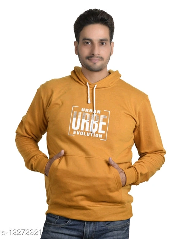 *Classy Glamorous Men Sweatshirts* - Yellow, M