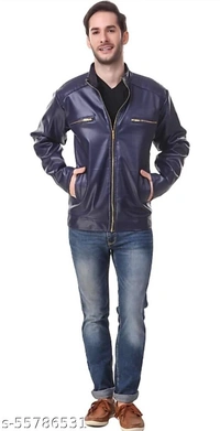 Jackets/Winter Jacket/jacket for men/Waterproof Jacket/Leather Jacket(M) - Blue, XXL
