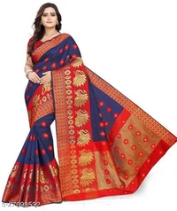 Abhisarika Pretty SareesSaree Fabric: Art Silk(M) - Salmon