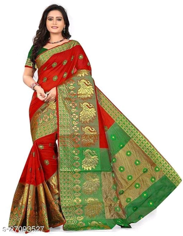 Abhisarika Pretty SareesSaree Fabric: Art Silk(M) - Orange