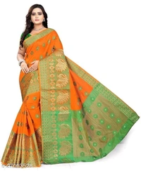 Abhisarika Pretty SareesSaree Fabric: Art Silk(M) - Green