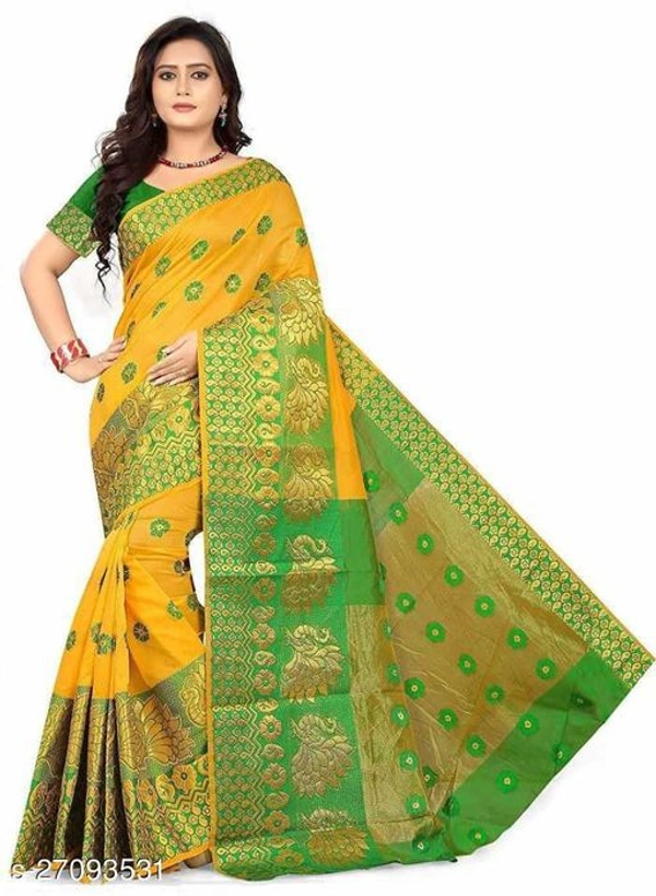 Abhisarika Pretty SareesSaree Fabric: Art Silk(M) - Green