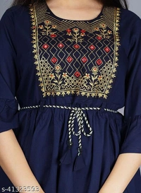 Trendy Ravishing Women Tops & Tunics - Nevy Blue, XXL