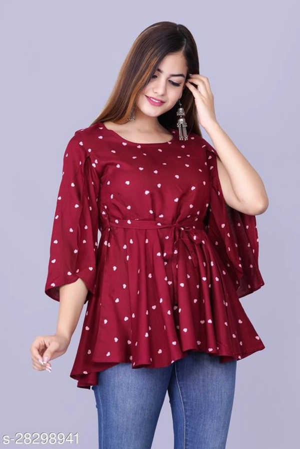 Urbane Latest Women Tops & Tunics - White, L