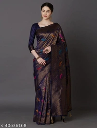 *Aakarsha Graceful Sarees* - Dark Green