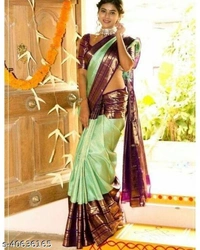 *Aakarsha Graceful Sarees* - Dark Green