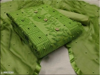 Catalog Name:*Jivika Pretty Salwar Suits & Dress Materials*(m) - Green