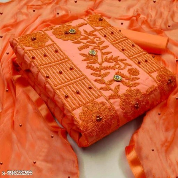 Catalog Name:*Jivika Pretty Salwar Suits & Dress Materials*(m) - Orange