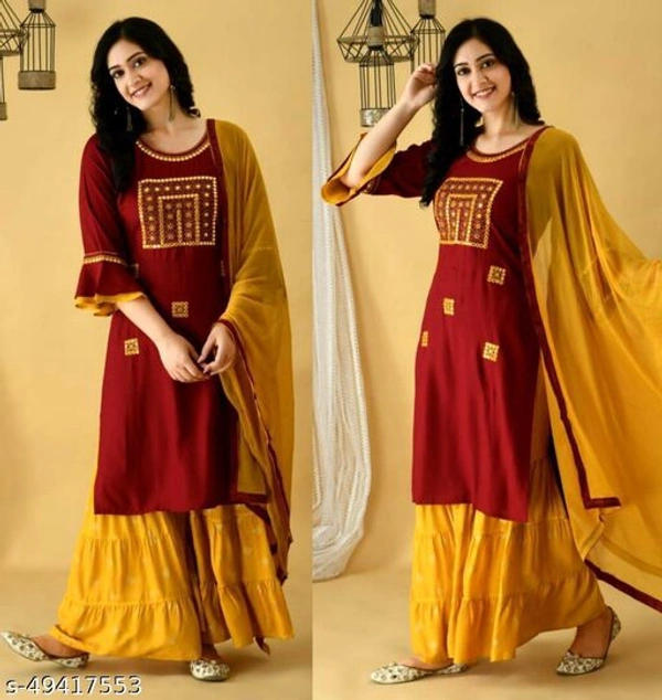 Trendy Superior Women Dupatta Set(M) - L