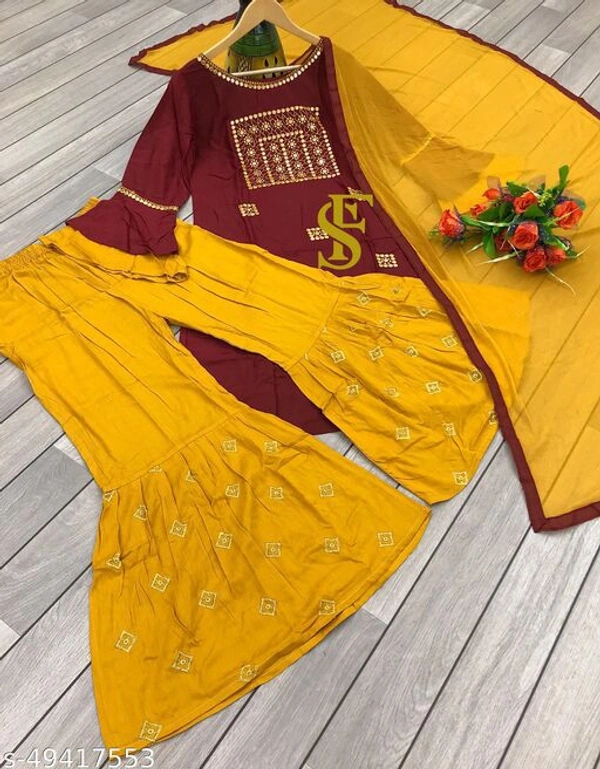 Trendy Superior Women Dupatta Set(M) - L