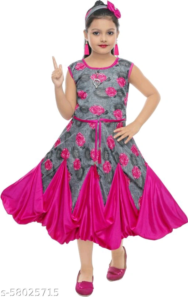frocks(m) - Red, 6-7 years
