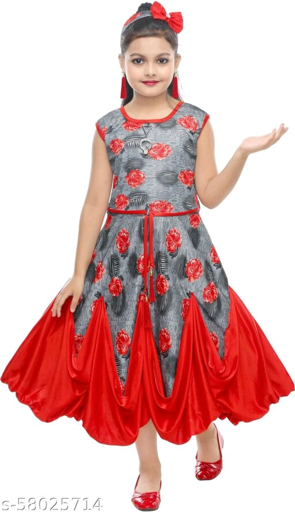 frocks(m) - 7-8 years, Red